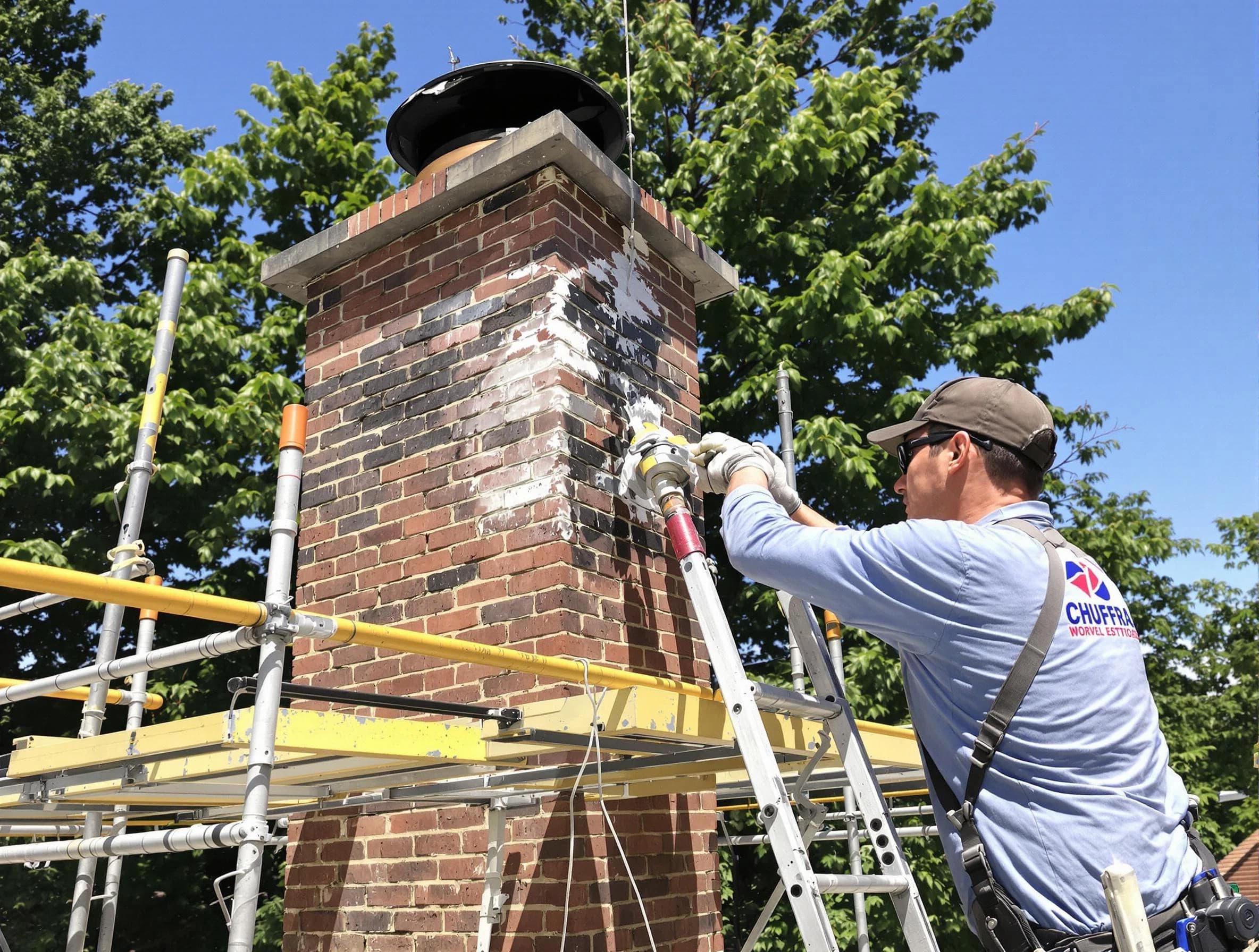 Structural chimney repair by Greenbrier Chimney Sweep in Greenbrier, TN