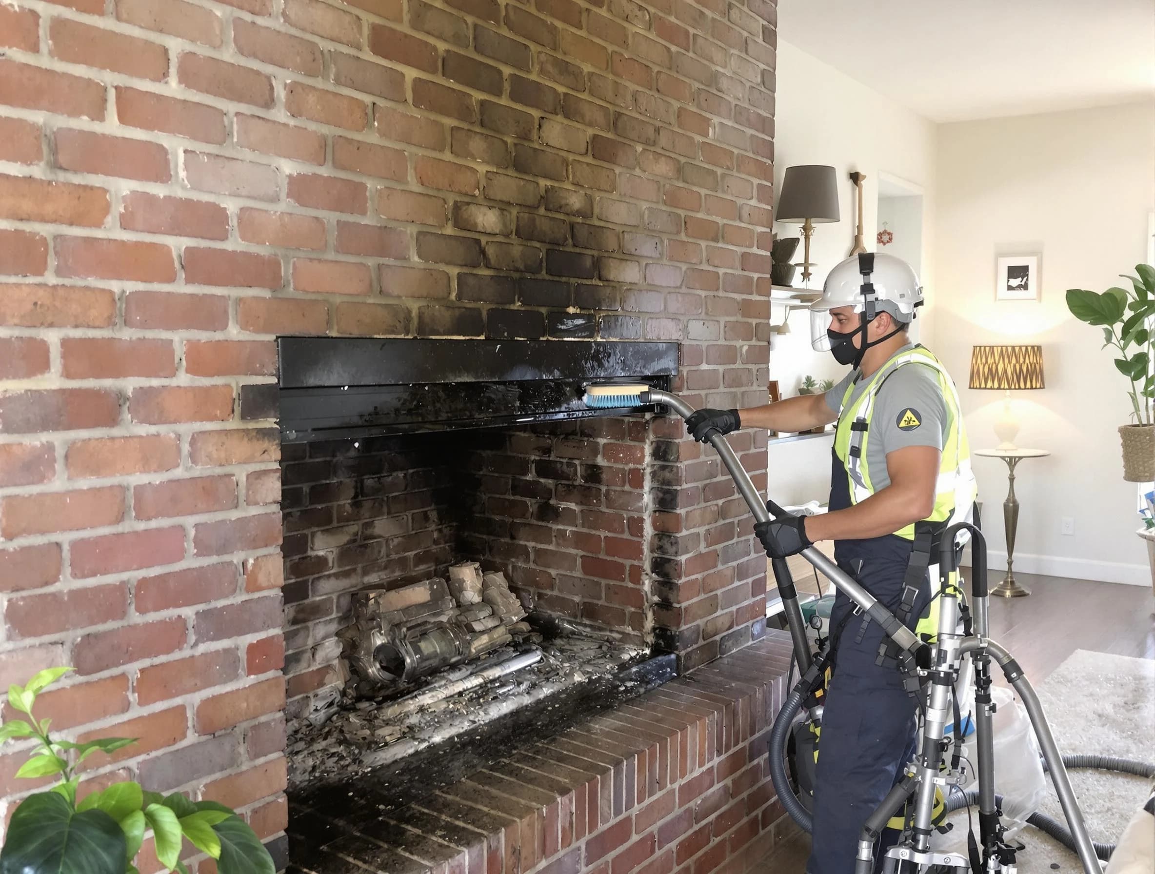 Greenbrier Chimney Sweep providing fireplace cleaning services in Greenbrier, TN