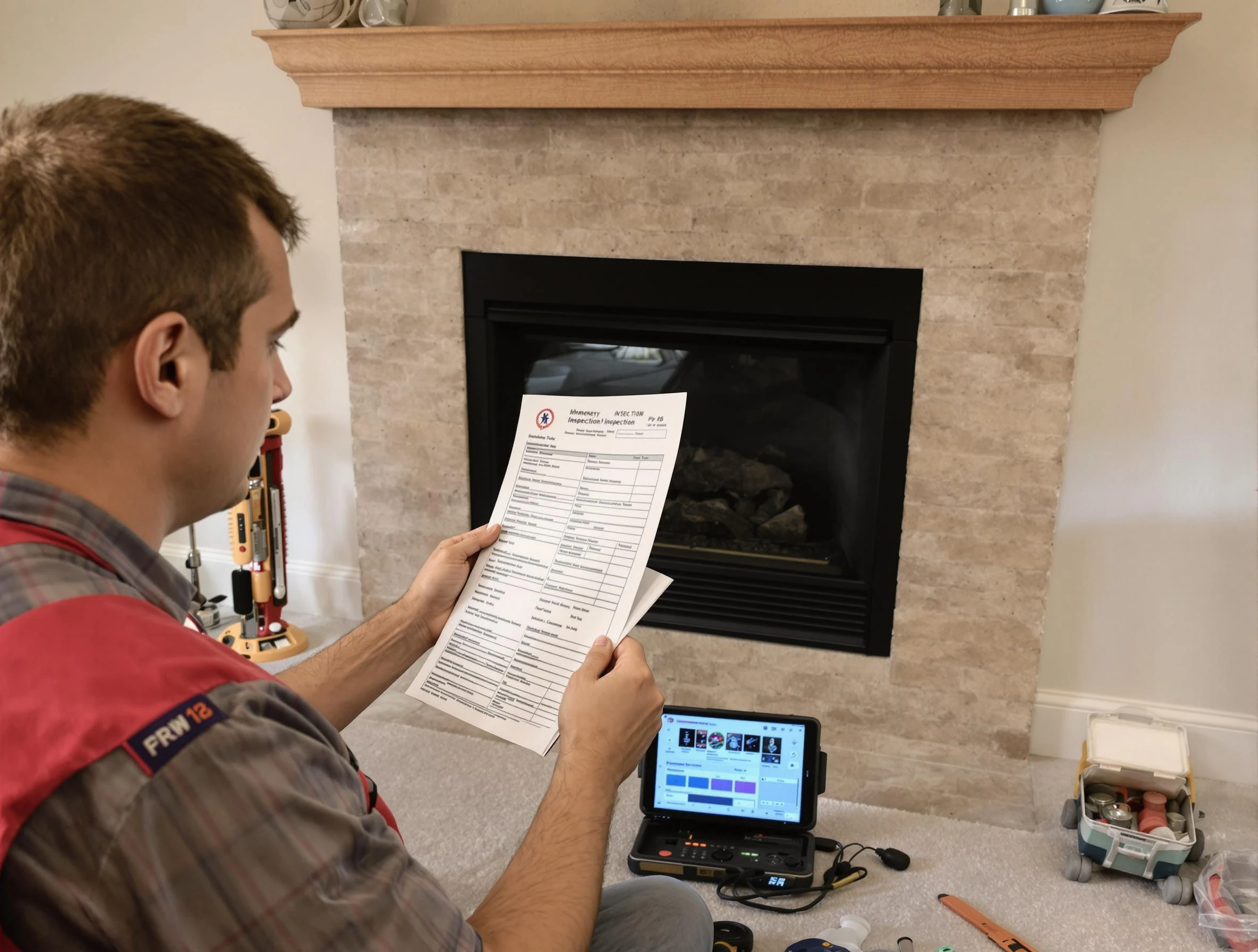 Thorough chimney inspection by Greenbrier Chimney Sweep in Greenbrier, TN