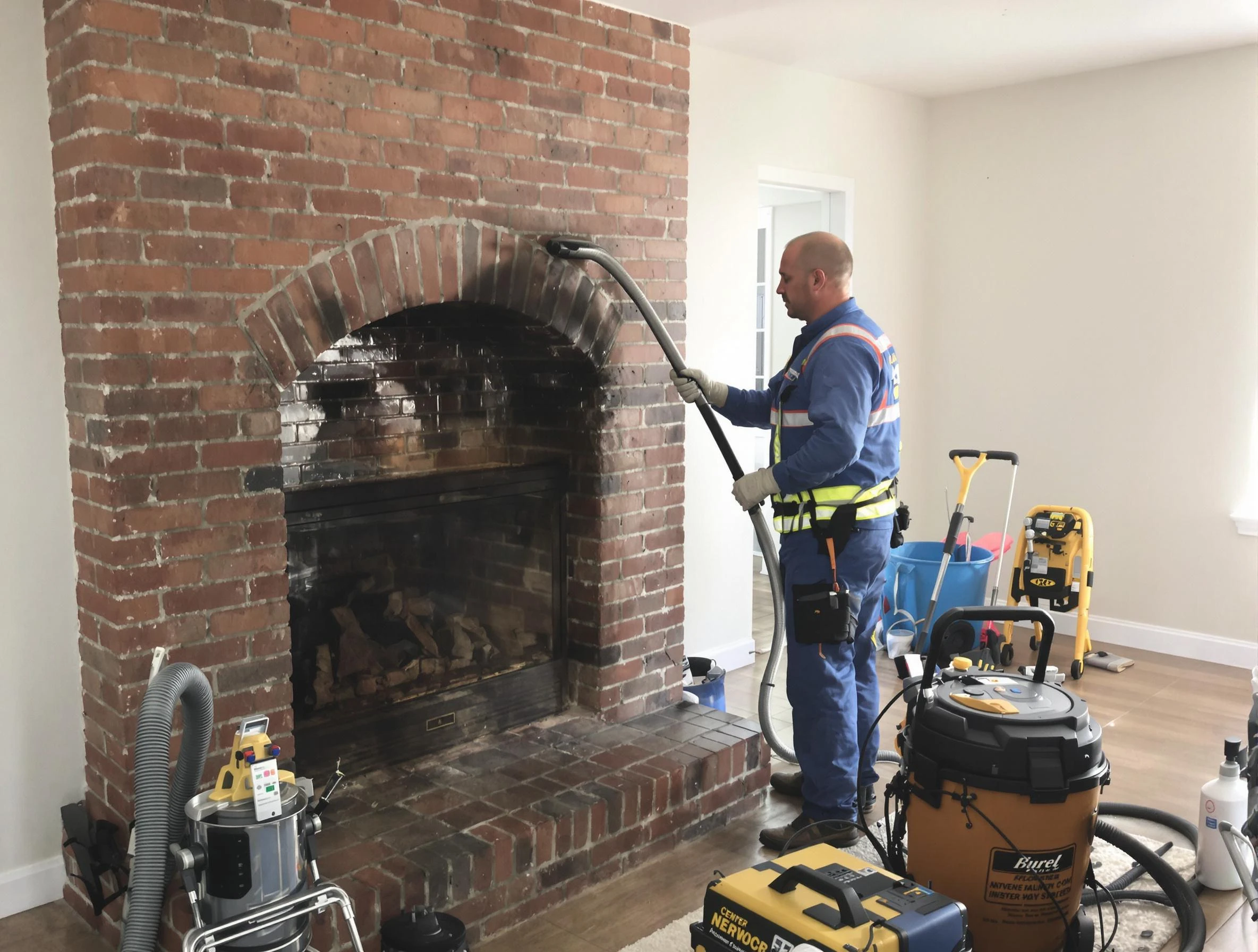 Greenbrier Chimney Sweep expert performing detailed chimney sweep in Greenbrier, TN