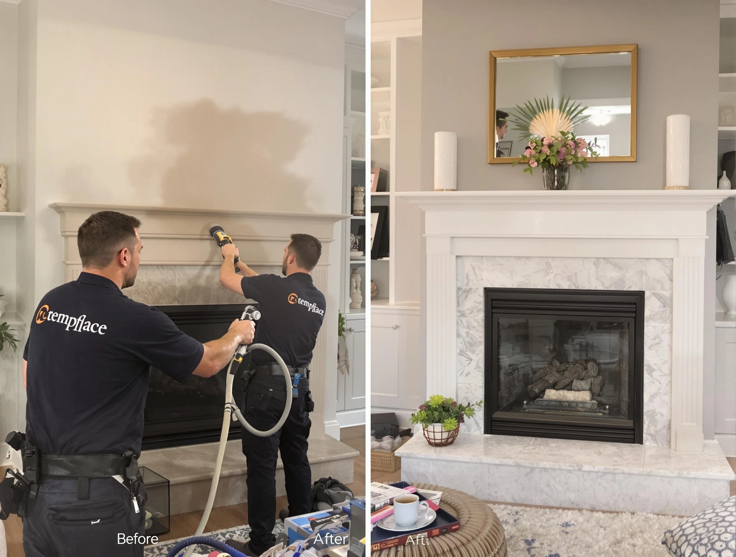 Professional soot removal by Greenbrier Chimney Sweep team in Greenbrier, TN